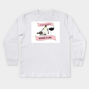 Flightless Birds Kids Long Sleeve T-Shirt